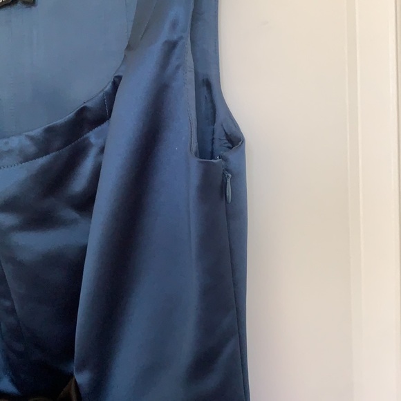 Max and Cleo Women’s Sleeveless Cocktail Dress Blue/Black 6 - Picture 2 of 7